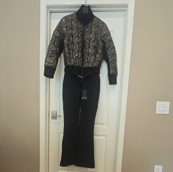 Toni Sailer Conni Ski Suit Toni Sailer Conni Special Ski Jumpsuit Black Green
